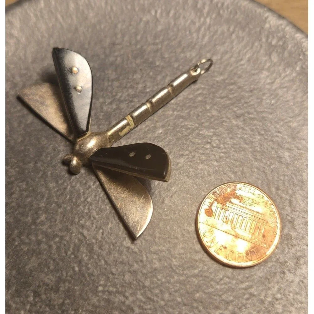 Mexico Dragonfly Sterling Silver Pendant
